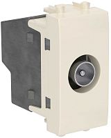 Розетка TV Оконечная модульная DKC Avanti 1-м. 1 мод. ванильная дымка картинка